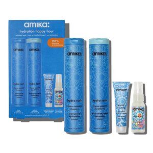 Amika hydration happy hour wash + care set